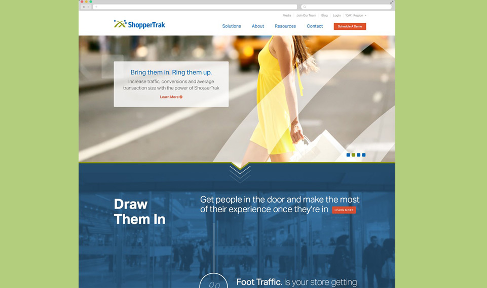 ShopperTrak Home Page  